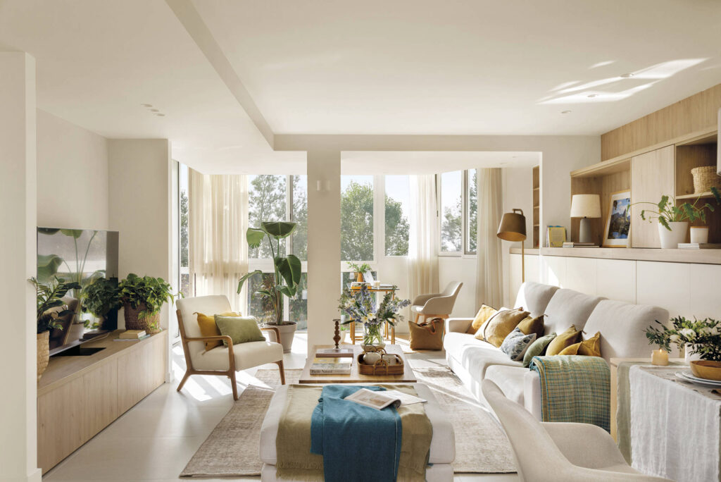 Salón reforma integral revista el Mueble